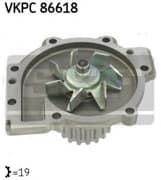 OEM WATER PUMP ASSY VKPC86618