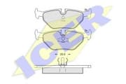 OEM PAD KIT, DISC BRAKE 181051