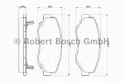 OEM BREMSBELAG 0986424809