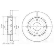 OEM BRAKE DISC (DOUBLE PACK) BG3987