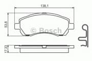 OEM BREMSBELAG 0986424770