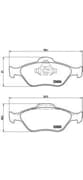 OEM Front Brake Pad Set, Disc Brake P24055