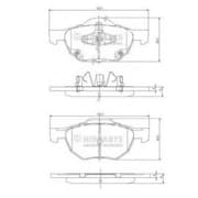 OEM PAD KIT, DISC BRAKE J3604064