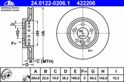 OEM BRAKE ROTOR 24012202061