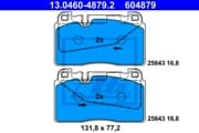 OEM PAD KIT, DISC BRAKE 13046048792