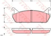 OEM PAD KIT, DISC BRAKE GDB887