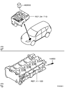 OEM SPARK PLUG 1820A019