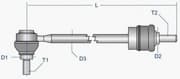 OEM STABILIZER LINK REAR BMW E60,E61,E63,E64/L+R BMLS3690