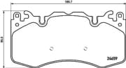 OEM PAD KIT, DISC BRAKE P44023