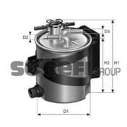 OEM FILTER ASSY, FUEL PUMP FCS740