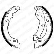 OEM BRAKE SHOE AXLE SET LS1971