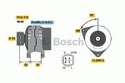 OEM DREHSTROMLICHTMASCHINE I.A. 0986042660