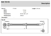 OEM HOSE ASSY, WINDSHIELD WASHER FT0495