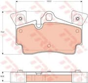 OEM PAD KIT, DISC BRAKE GDB1652