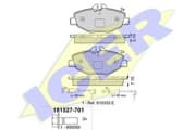 OEM PAD KIT, DISC BRAKE 181527701