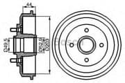 OEM BREMSTROMMEL 0986477102