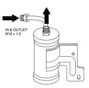 OEM RECEIVER TANK, AIR CONDITIONER 33180