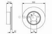 OEM BRAKE ROTOR 0986479A18