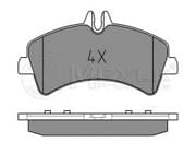 OEM BRAKE PAD RR/SPRINTER-5T/906 0252921720