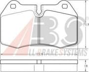 OEM Brake Pads/ABS 36958