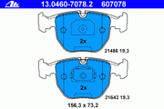 OEM PAD KIT, DISC BRAKE 13046070782