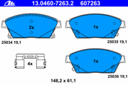 OEM PAD KIT, DISC BRAKE 13046072632