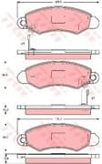 OEM PAD KIT, DISC BRAKE GDB3215