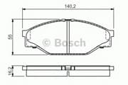 OEM BREMSBELAG 0986424225