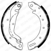 OEM BRAKE SHOE AXLE SET LS1827