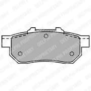 OEM BRAKE PAD AXLE SET LP1456