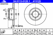 OEM BRAKE ROTOR 24011301251