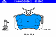 OEM PAD KIT, DISC BRAKE 13046028602