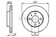 OEM BREMSSCHEIBE 0986478459