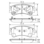 OEM PAD KIT, DISC BRAKE J3603056