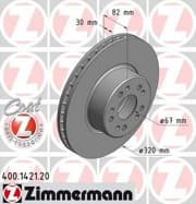 OEM BRAKE DISC FRT VENT DB W140/600 400142120