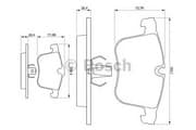 OEM BREMSBELAG 0986424743