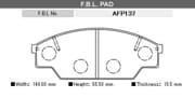 OEM BRAKE PAD AFP137