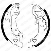 OEM BRAKE SHOE AXLE SET LS1682