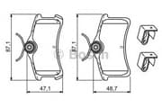 OEM BREMSBELAG 0986494274