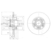 OEM SINGLE DISC BEARING & ABS RING BG9031RS