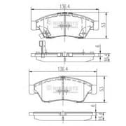 OEM PAD KIT, DISC BRAKE J3608024