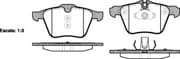 OEM Brake Pad Set, disc brake 121700