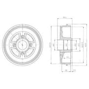 OEM BRAKE DRUM BF380