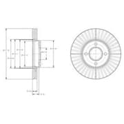 OEM BRAKE DISC (DOUBLE PACK) BG4117