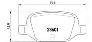 OEM PAD KIT, DISC BRAKE P23064