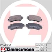 OEM PAD KIT, DISC BRAKE 255401451