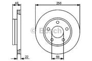 OEM BREMSSCHEIBE AUDI S4, A4 0986479463