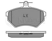 OEM DISC BRAKE PAD SET 0252016816