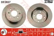 OEM BRAKE ROTOR DF2657