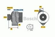 OEM DREHSTROMLICHTMASCHINE I.A. 0986044490